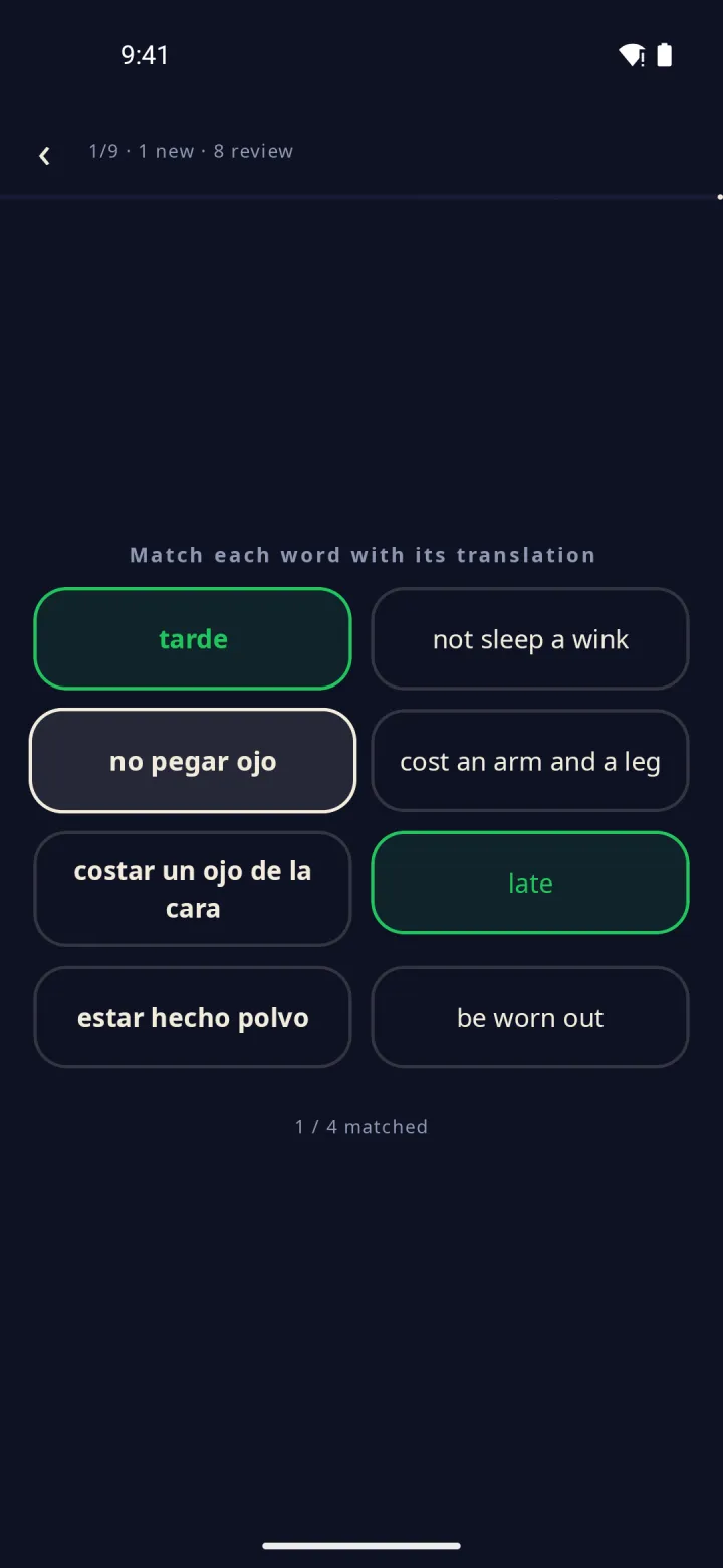 Screenshot of Glossy: Review as little games